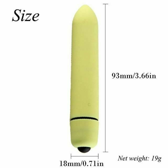 12 Colours Mini Vibrator 10 Speeds Discreet Vibrations