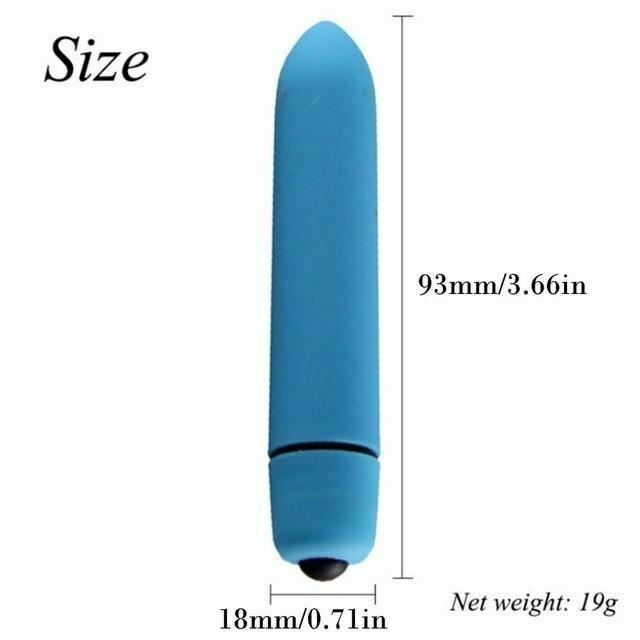 12 Colours Mini Vibrator 10 Speeds Discreet Vibrations