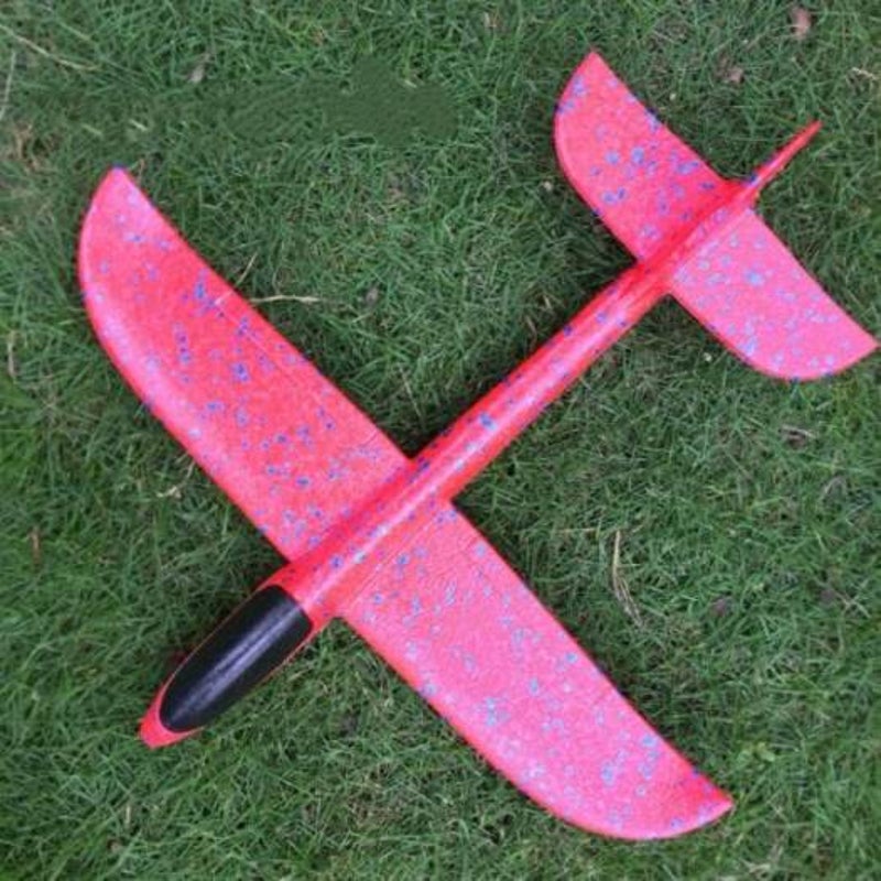 36Cm Hand Throw Flying Glider Planes Foam Aircraft Model Party Game Children Outdoor Fun Toys Blue
