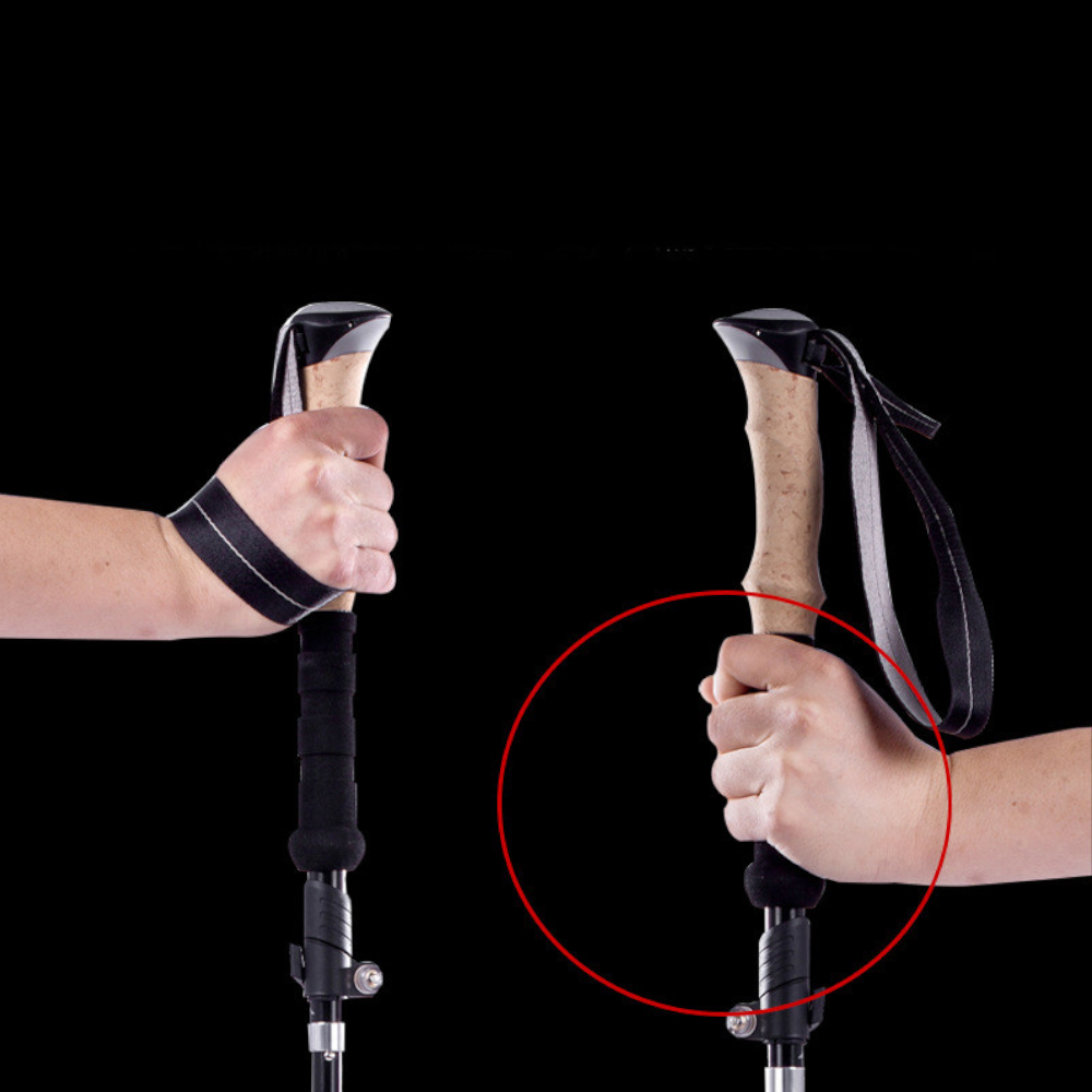 36Cm Outdoor Trekking Pole Carbon Ultra Light Telescopic Folding Outer Lock Mountaineering