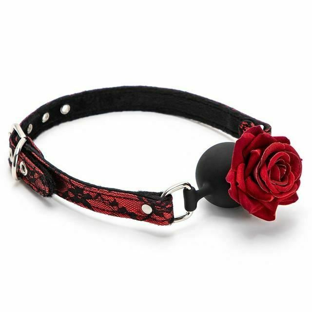 Rose Mouth Gag Bdsm Bondage Restraints Couples Sex Toy