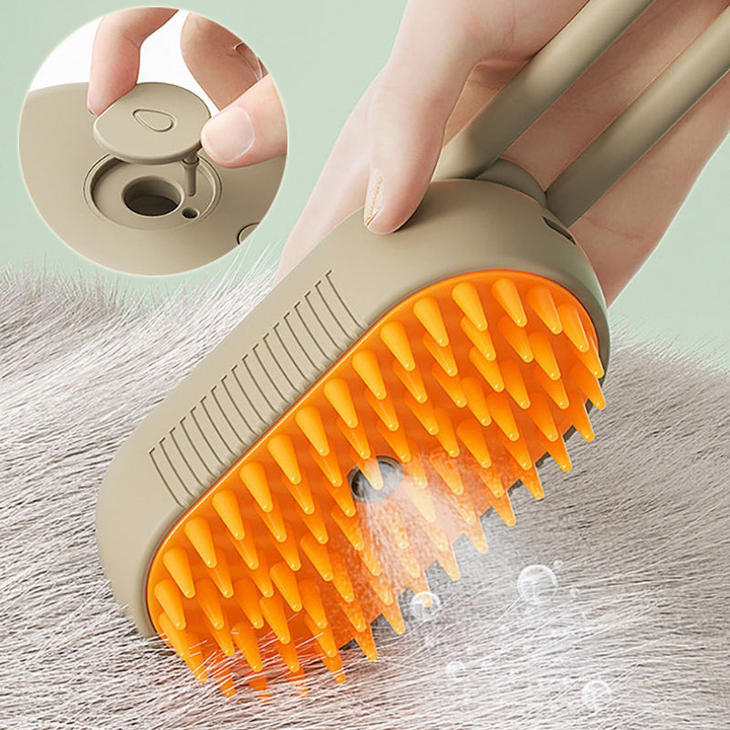 Cat Steam Brush Steamy Dog 3 In 1 Electric Spray Hair Brushes For