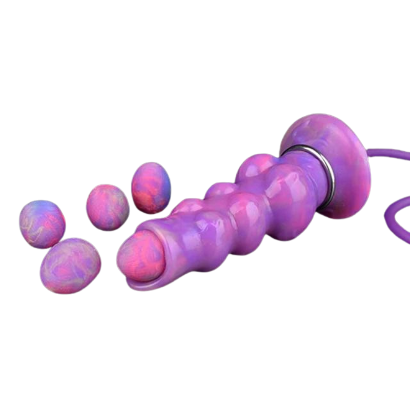 Fantasy Pneumatic Luminous Ovipositor Anal Sex Toys Lay Eggs Dildos Butt Plug