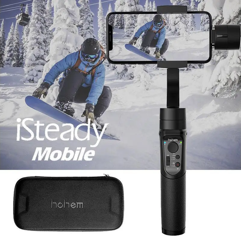3 Axis Handheld Gimbal Stabilizer For Smartphones Black