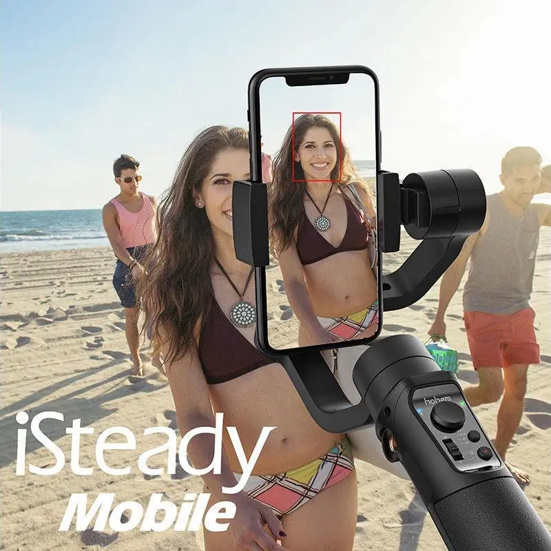 3 Axis Handheld Gimbal Stabilizer For Smartphones Black