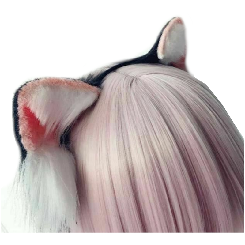 3 Colours Anime Neko Faux Fur Cat Ears Headband Kitten Cosplay Lolita