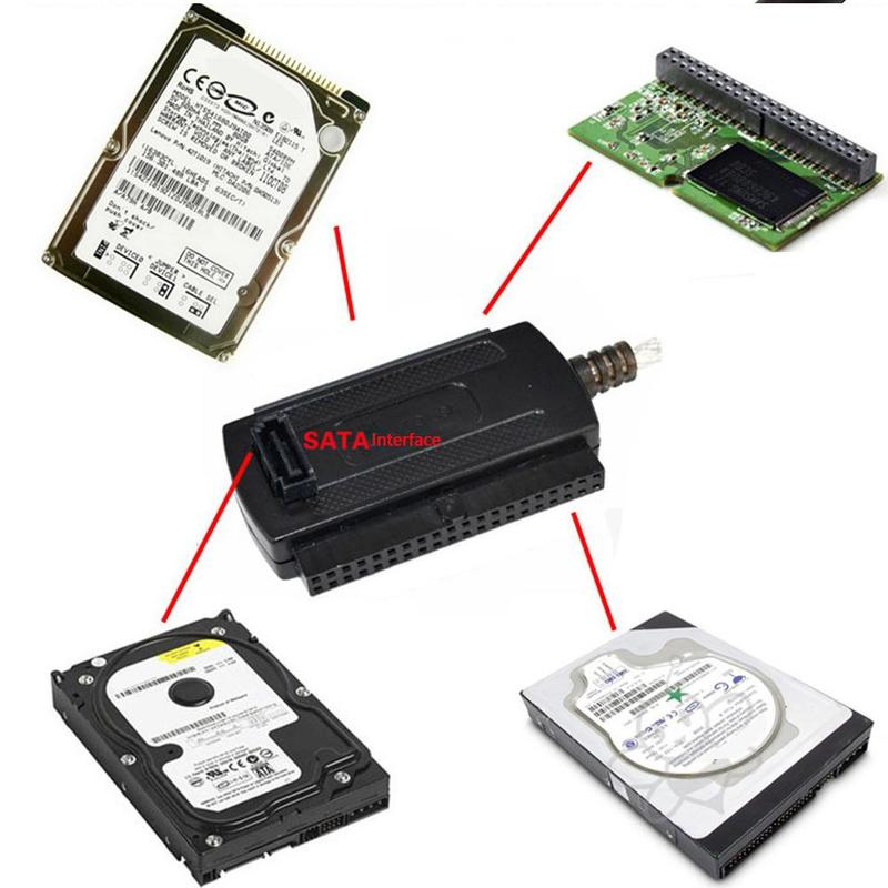 3 In 1 Usb 2.0 Cable Adapter To 2.53.55.25Inch Sata Ide High Speed 480Mbs Adapters