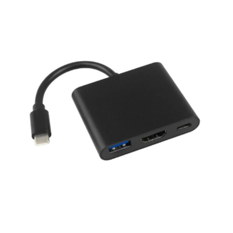 3 In 1 Usb 3.1 Type C To 3.0 Converter Adapter 4K Hub For Macbook Air