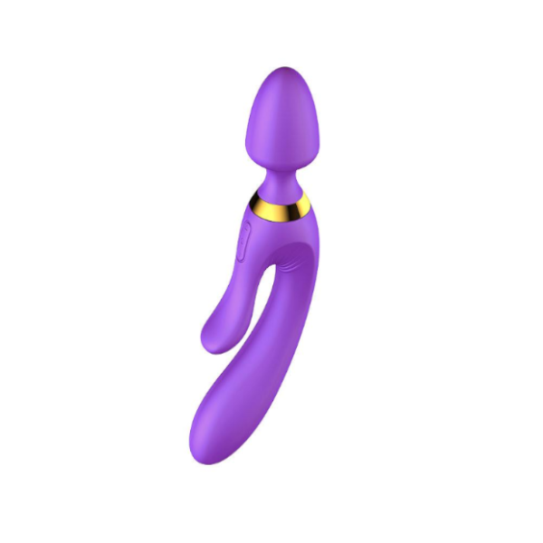 3 Motor Vibrating G Spot Clitoris Anal Double Ended Rabbit Vibrator