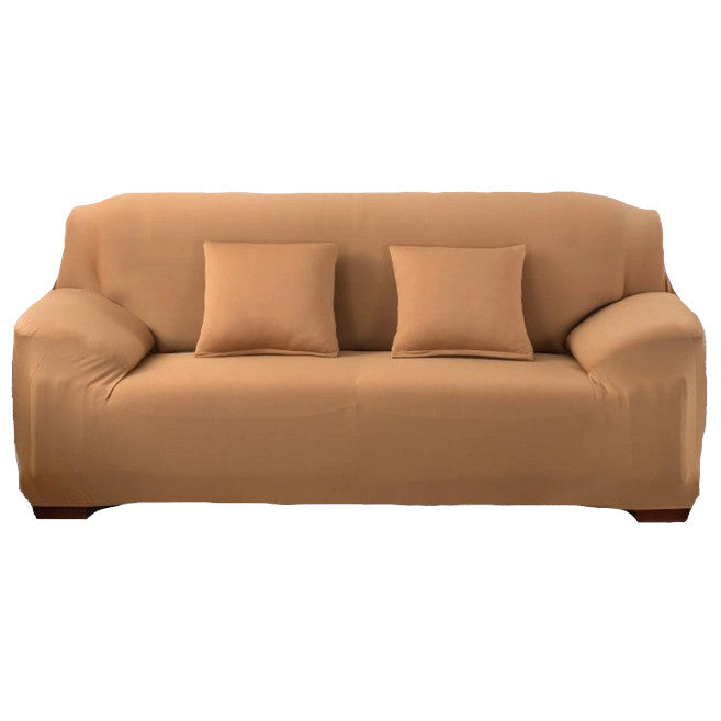 3 Seater High Stretch Sofa Cover Couch Lounge Protector Slipcovers Solid Colours