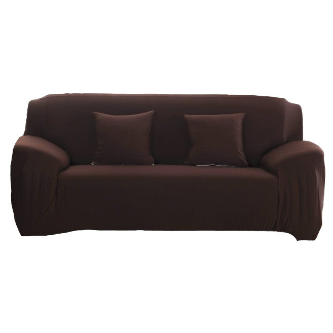 3 Seater High Stretch Sofa Cover Couch Lounge Protector Slipcovers Solid Colours