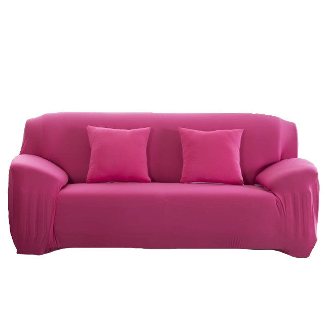 3 Seater High Stretch Sofa Cover Couch Lounge Protector Slipcovers Solid Colours