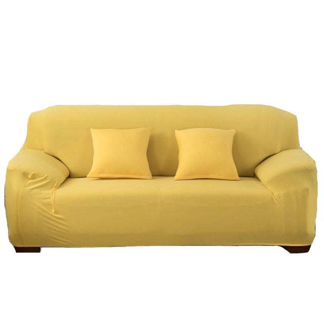 3 Seater High Stretch Sofa Cover Couch Lounge Protector Slipcovers Solid Colours