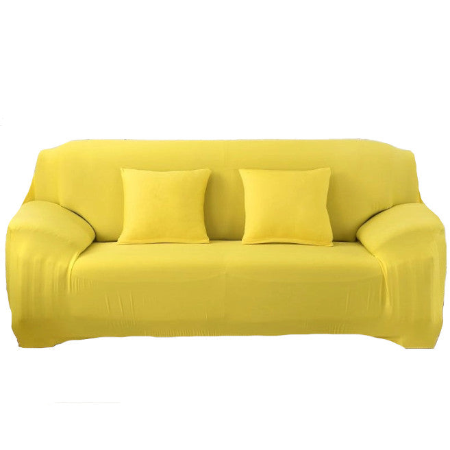 3 Seater High Stretch Sofa Cover Couch Lounge Protector Slipcovers Solid Colours