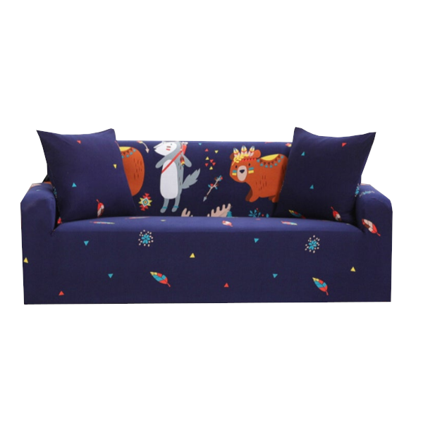 3 Seater High Stretch Sofa Cover Couch Lounge Protector Pattern Slipcovers