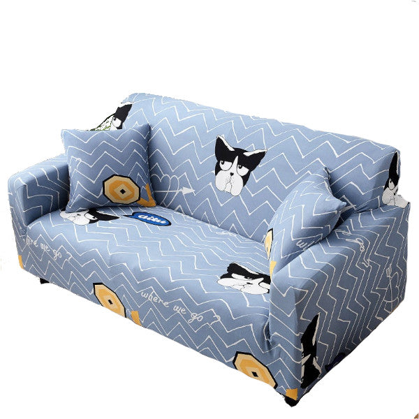 3 Seater High Stretch Sofa Cover Couch Lounge Protector Pattern Slipcovers