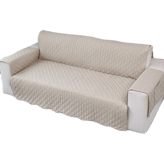 3 Seater High Stretch Sofa Cover Couch Lounge Protector Slipcovers With Two Side Pockets