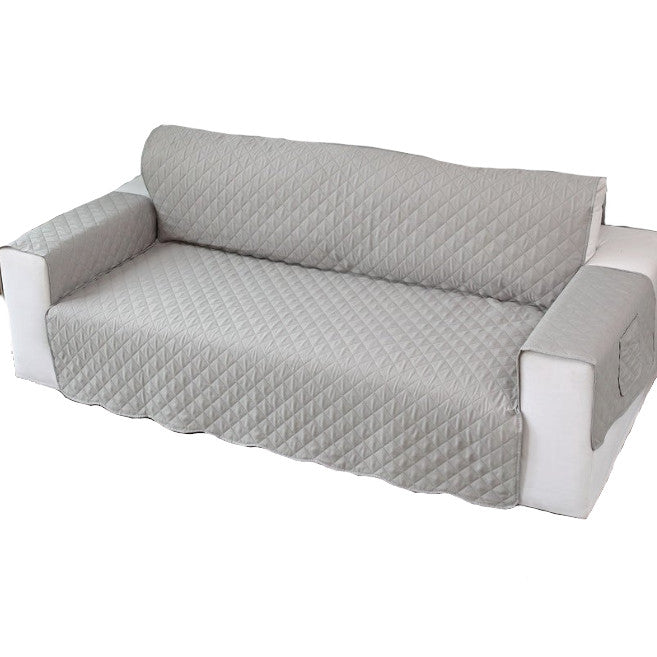 3 Seater High Stretch Sofa Cover Couch Lounge Protector Slipcovers With Two Side Pockets