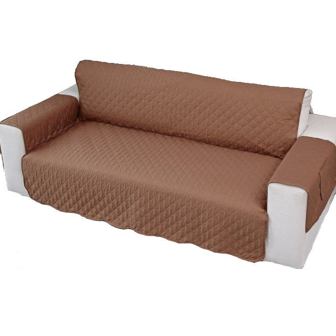 3 Seater High Stretch Sofa Cover Couch Lounge Protector Slipcovers With Two Side Pockets