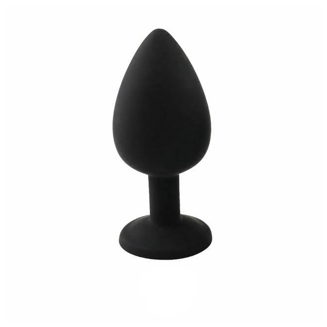 Silicone Crystal Jewel Butt Plugs Tear Drop Anal