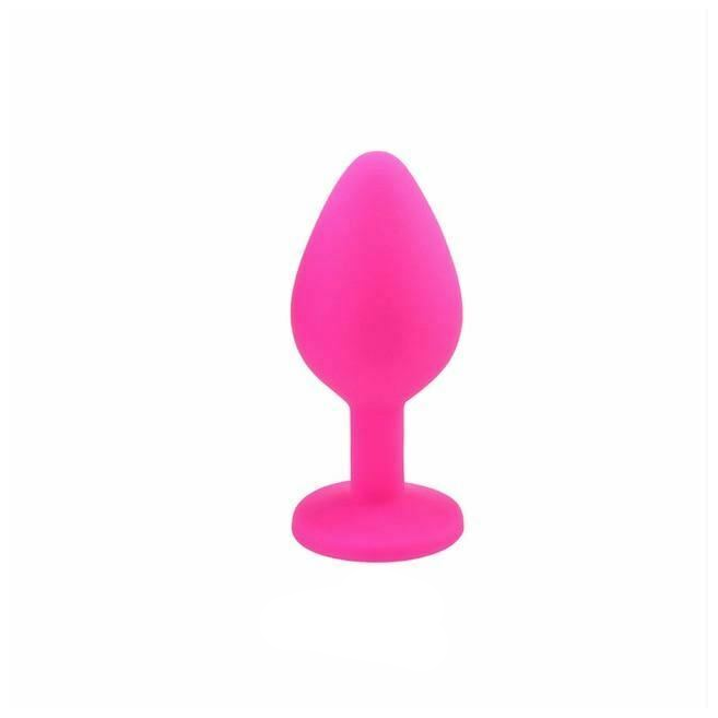 Silicone Crystal Jewel Butt Plugs Tear Drop Anal