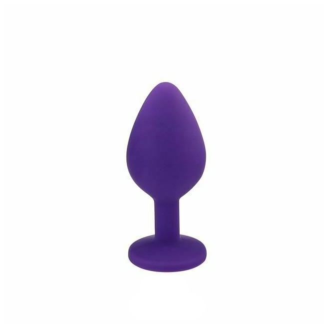 Silicone Crystal Jewel Butt Plugs Tear Drop Anal