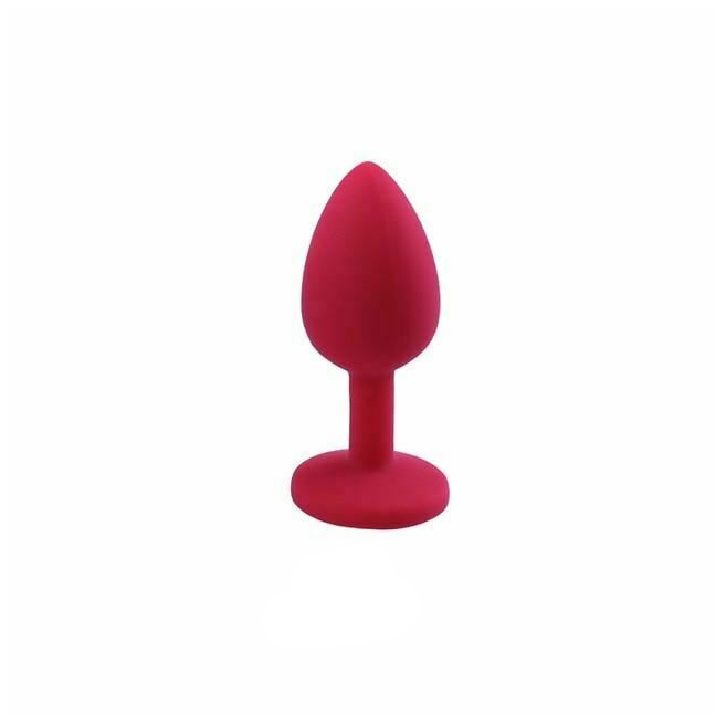 Silicone Crystal Jewel Butt Plugs Tear Drop Anal