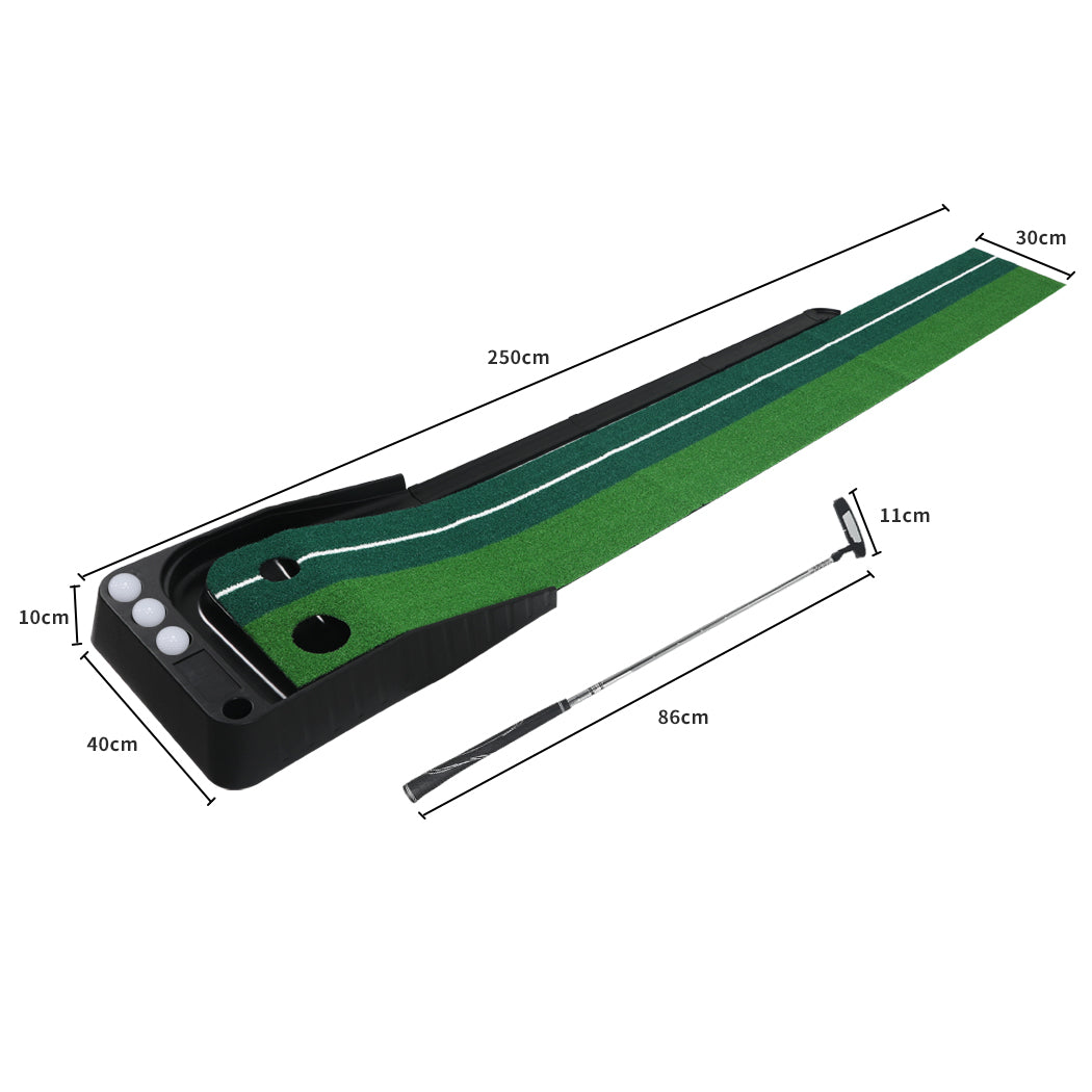Centra Golf Putting Mat 250Cmx40cm Portable