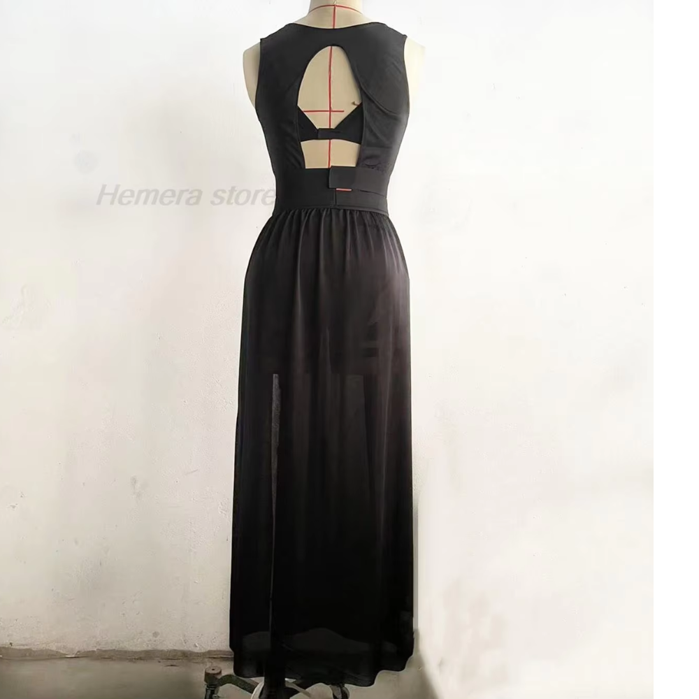 Anime Yor Forger Cosplay Lingerie Nightdress Sleeveless Bandage Vest Dress Mesh Pajamas