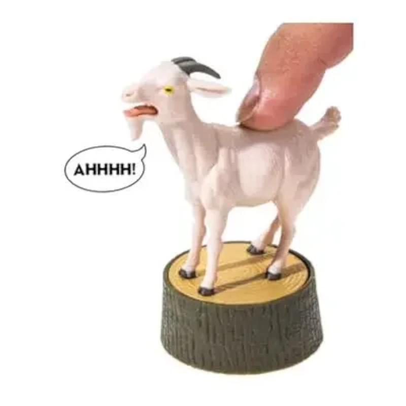Screaming Goat Figurine Fun Statue With Sound