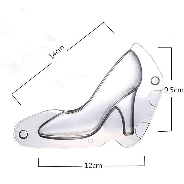 3D Chocolate Mini High Heel Shoes Mould Cake Decorating Tools Mold