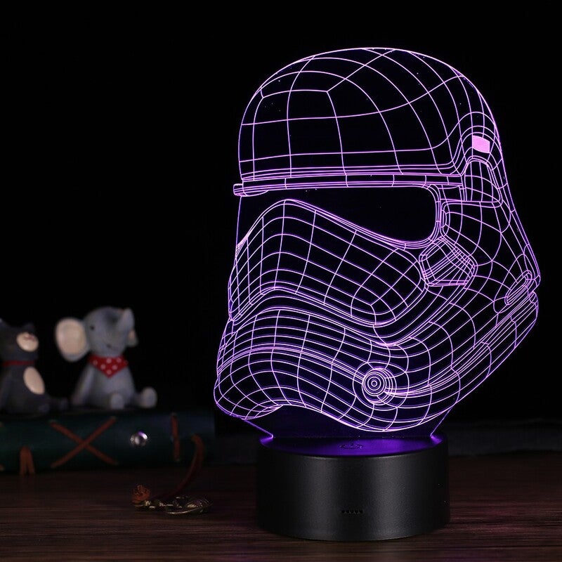 3D Led Desk Lamp Illusion Colorful Table Night Light 13