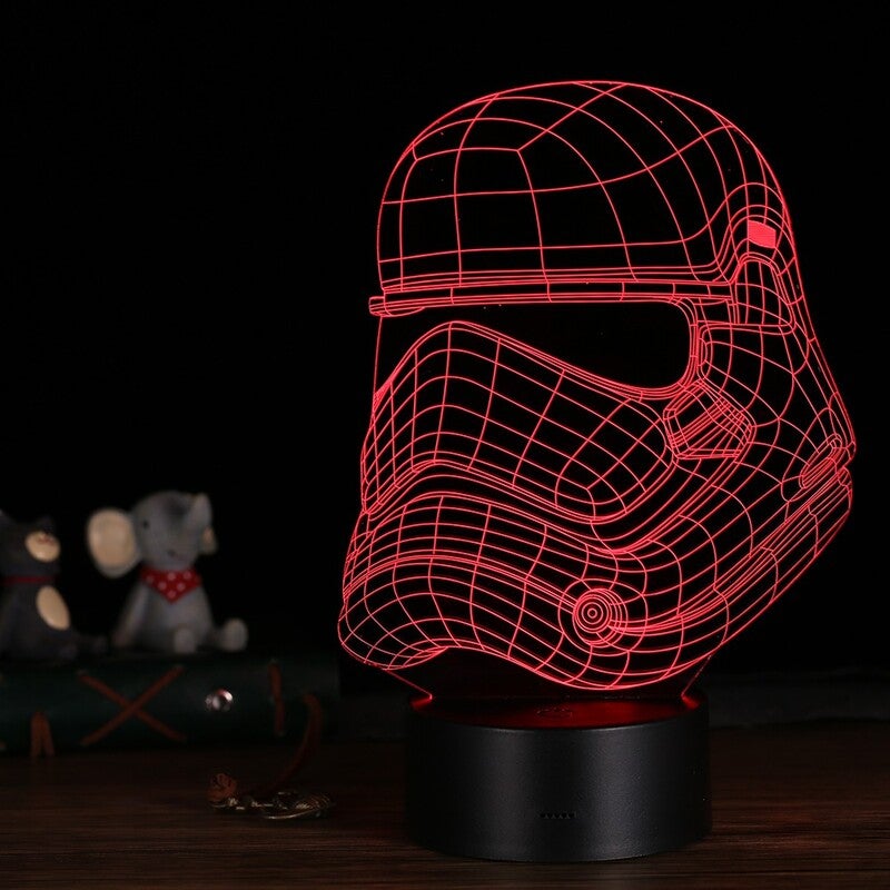 3D Led Desk Lamp Illusion Colorful Table Night Light 13