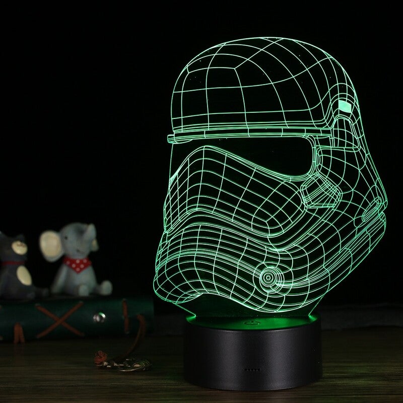 3D Led Desk Lamp Illusion Colorful Table Night Light 13
