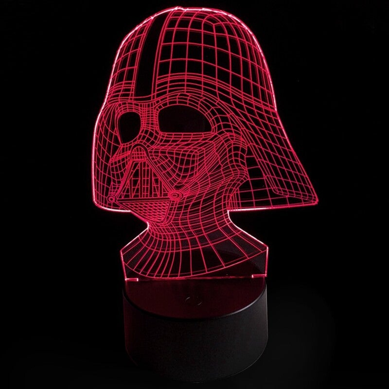3D Led Desk Lamp Illusion Colorful Table Night Light 16