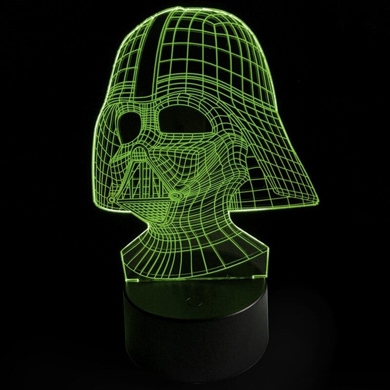 3D Led Desk Lamp Illusion Colorful Table Night Light 16
