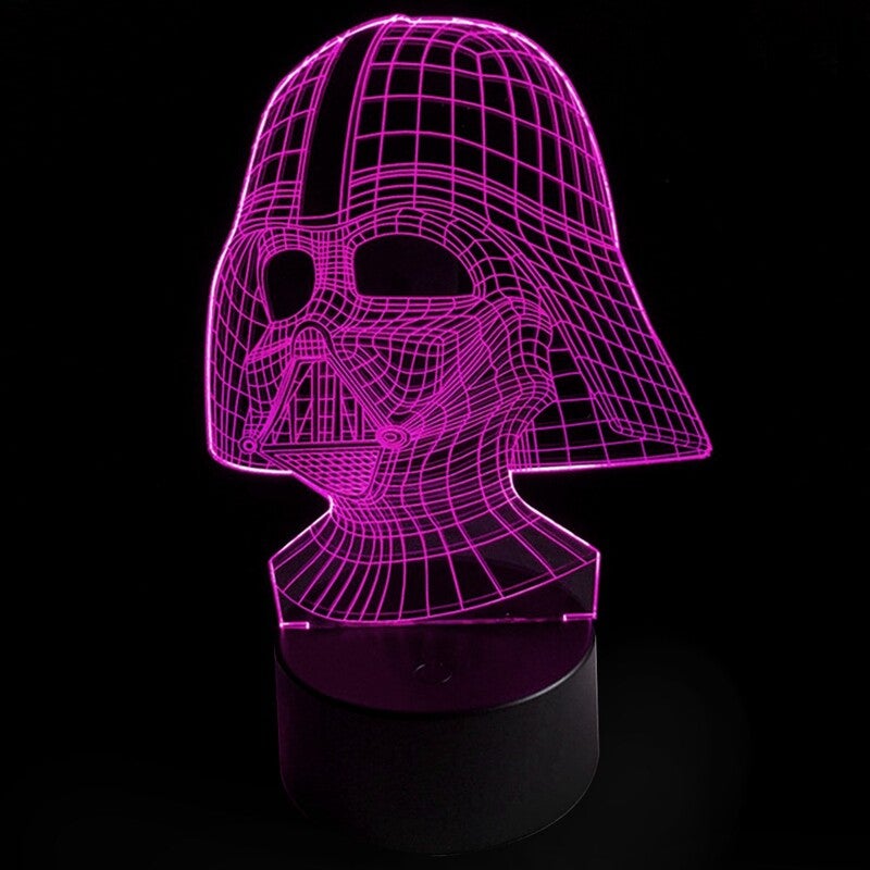 3D Led Desk Lamp Illusion Colorful Table Night Light 16