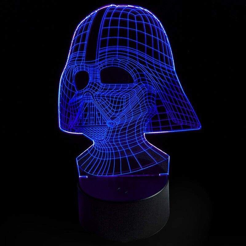 3D Led Desk Lamp Illusion Colorful Table Night Light 16