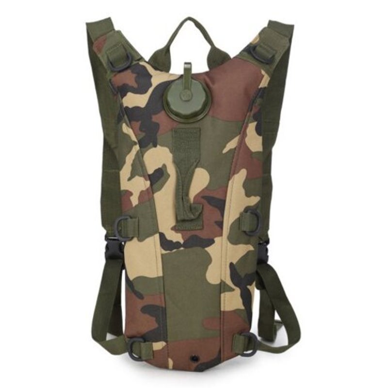 3L Water Bag Military Tactical Hydration Backpack Outdoor Camping Canteen Pack Hiking Pouch Khaki