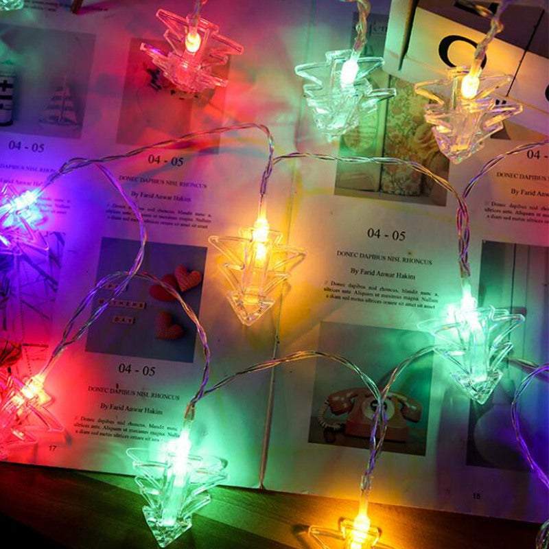 Christmas Lights Snowflake Indoor String Led Party Decorations