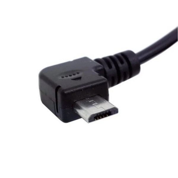 3M 90 Degree Angle Elbow Micro Usb Spring Spiral Coiled Retractable Data Charger Charging Cable For Samsung Andriod Phon