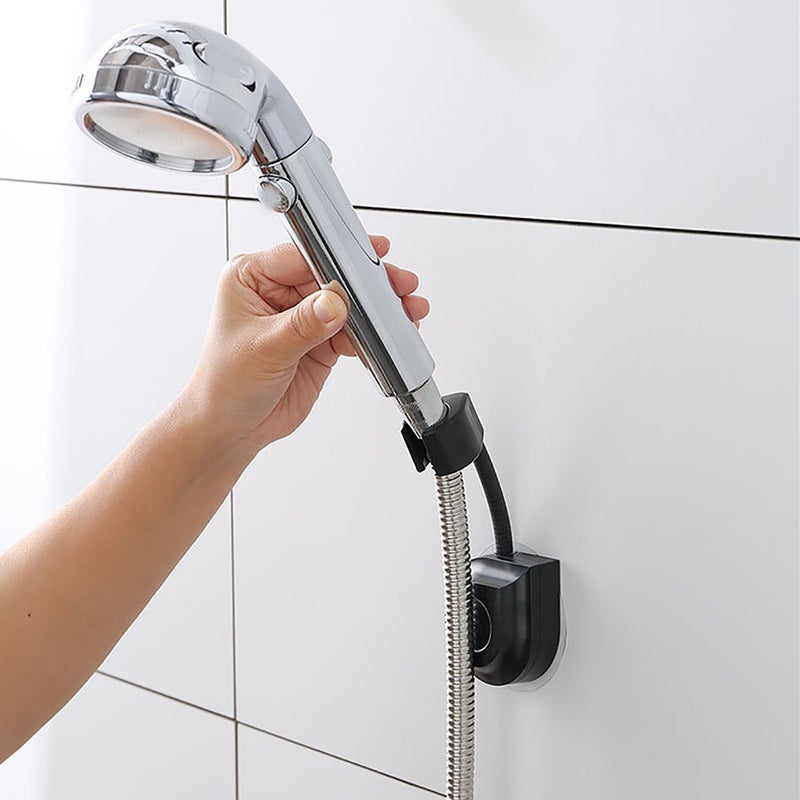 3Pcs 360 Shower Head Holder Punch Free Wall Mounted Adjusting Bracket Base Brackets Bathroom Accessories