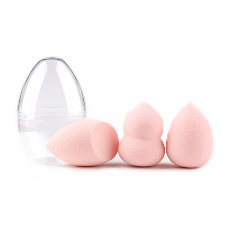 3Pcs Dry Wet Dual Purpose Non Latex Powder Make Up Tool Pink
