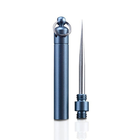 3Pcs Outdoor Toothpick Bottle Fruit Fork Stainless Steel With Protective Case