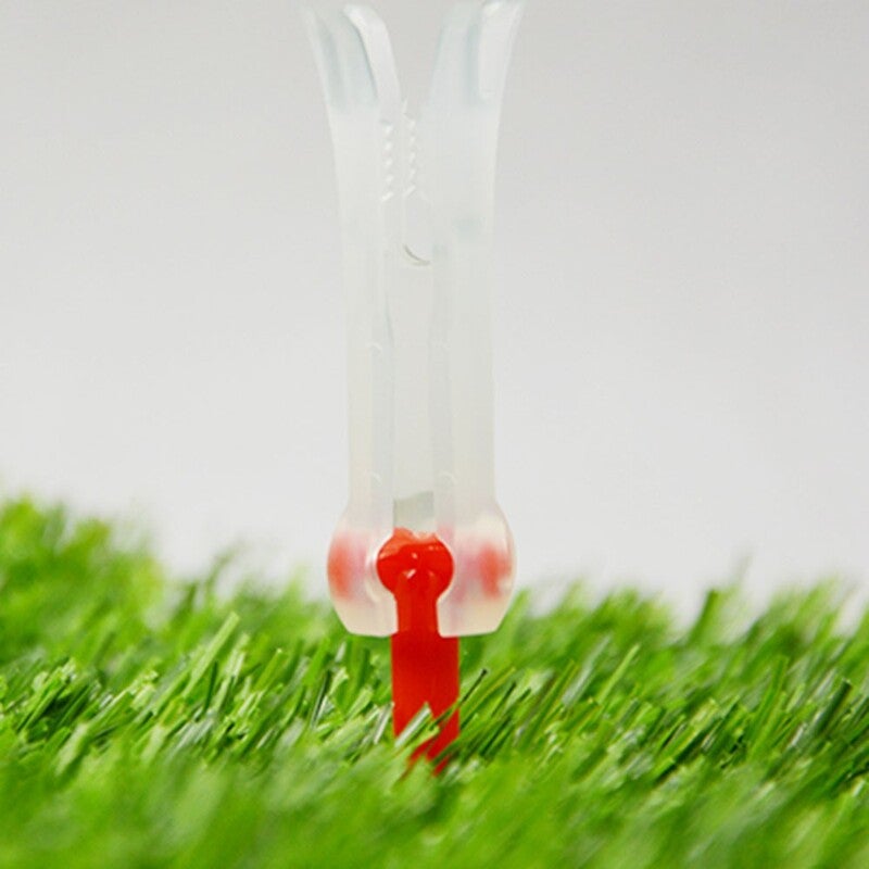 3Pcs Professional Golf Tee Step Up Rubber Horn Foldable Evolution Tees Sports Tool Accessory Orange