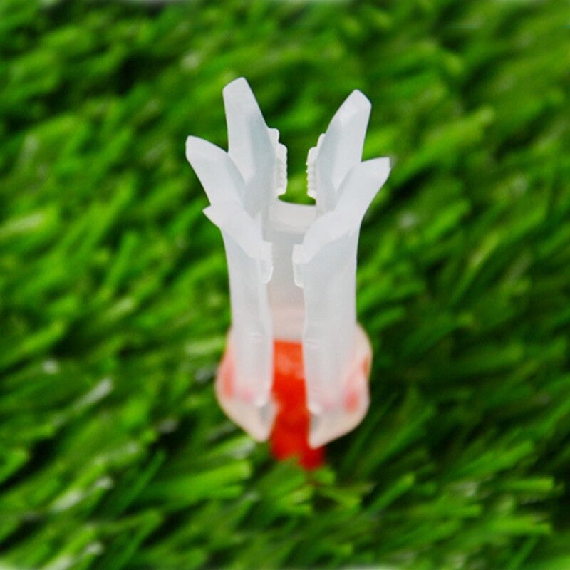 3Pcs Professional Golf Tee Step Up Rubber Horn Foldable Evolution Tees Sports Tool Accessory Orange