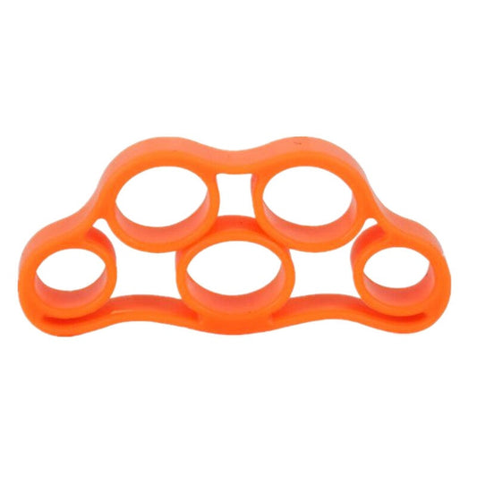 3Pcs Silicon Hand Grip Strengthener Finger Stretcher Trainer Exerciser Orange5kg11lb