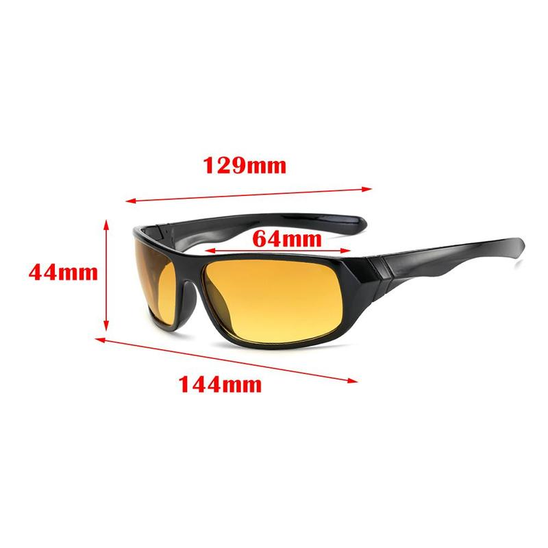 3Pcs Car Night Vision Driver Goggles Driving Glasses Anti Glare Uv Protection Safety Sunglasses Eyewear