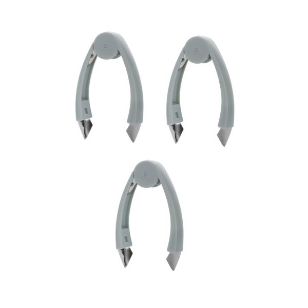 3Pcs Stainless Steel Pineapple Eye Peeler Fruit Vegetable Tweezers Seed Remover Clip