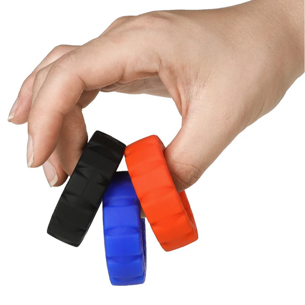 3Pcs Set Tyre Silicone Cock Penis Rings Male Delay Ejaculation Erection Adult Game Sex Toys